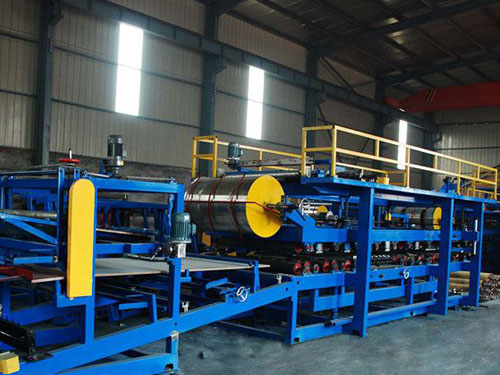 泡沫岩棉两用复合板生产线